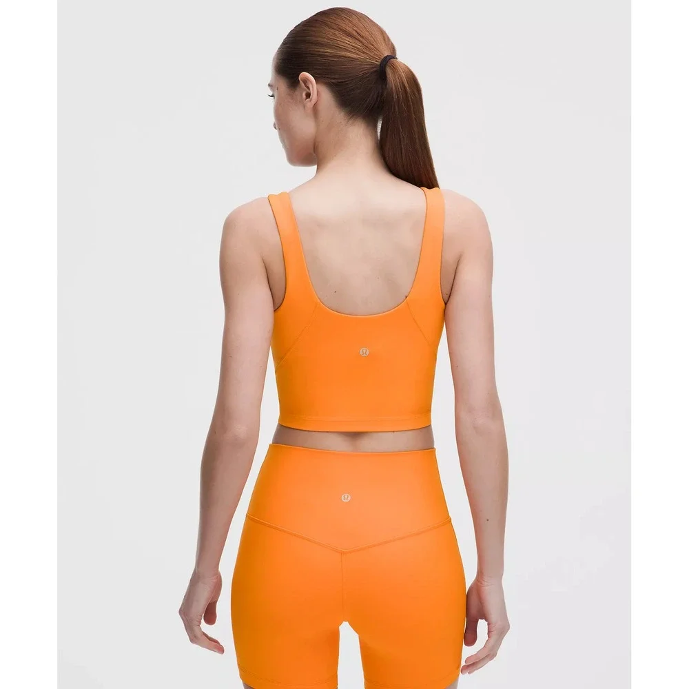 918-Lululemon Align Tank Top-Citrus Sizzle Tone